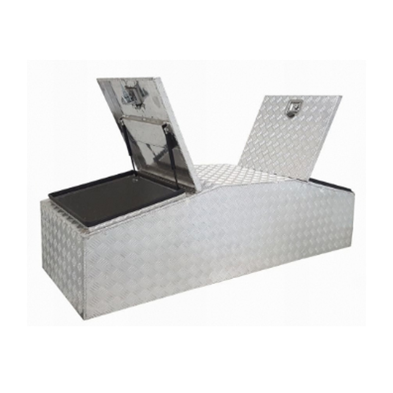 Gullwing 2 Lid Trailer Drawbar Aluminum Toolbox