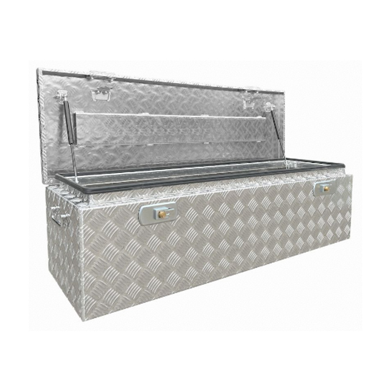 Top Opening Trailer Drawbar Aluminum Toolbox