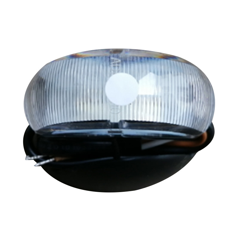 White- LED SIDE Marker 60×38 mm M/Volt Clear