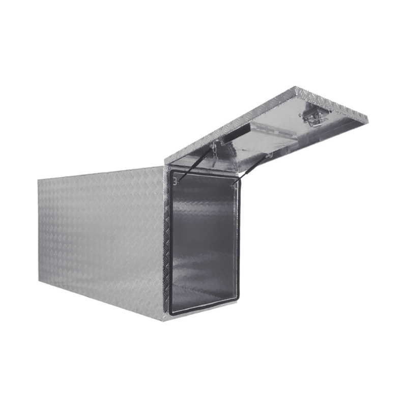 1700 x 580 x 820mm Aluminium Checker Full Side Center Box Caravan Ute Tool Box Truck Cab Trailer Toolbox