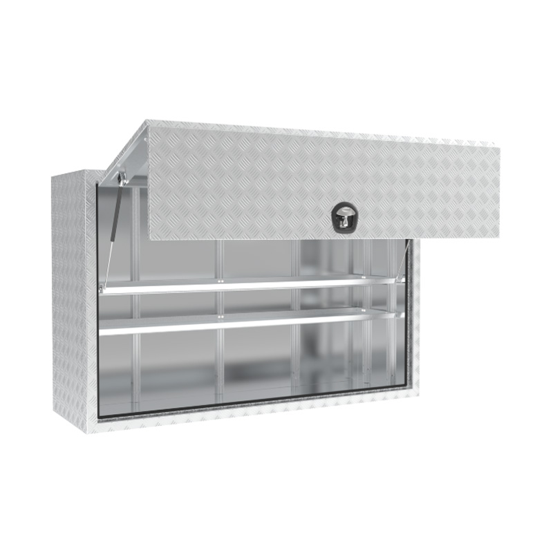 1900 x 600 x 1200mm Checker PRO Full Side Truck Tool Box HIGH Side Toolbox Shelving Reinforced