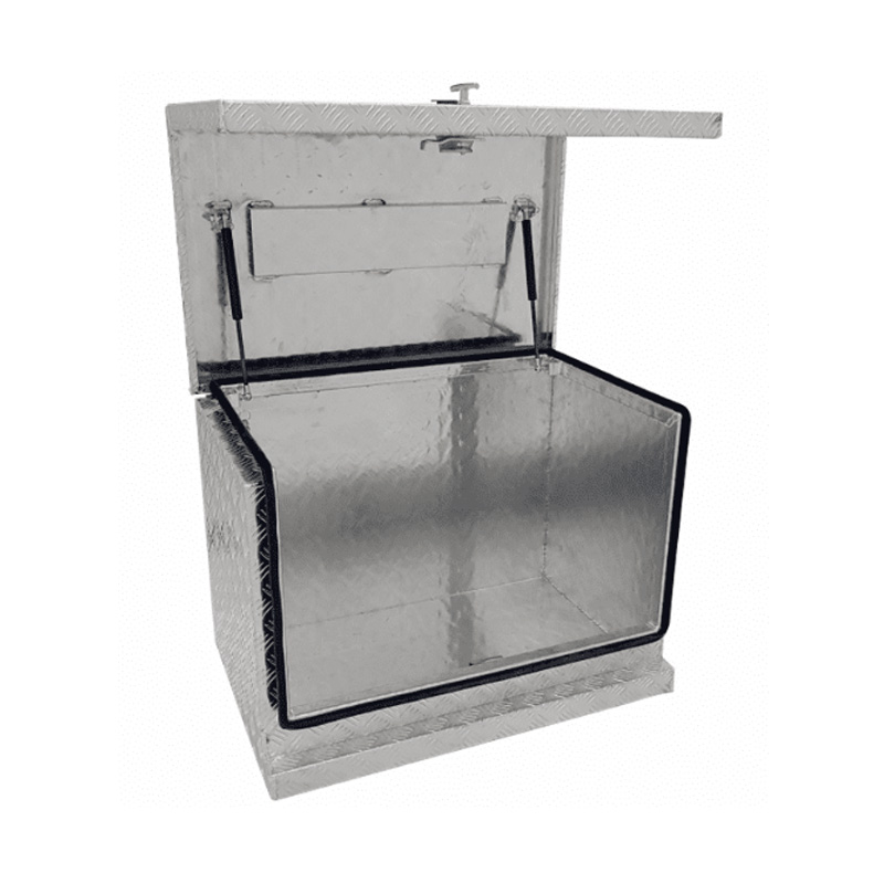 760 x 500 x 560mm Aluminium Checker Ute Toolbox Trailer Camper Caravan Generator Tool Box