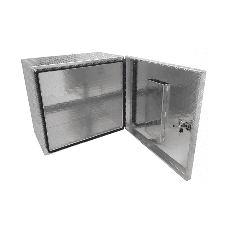 700 x 450 x 650mm Aluminium Checker Ute Toolbox Trailer Camper Caravan Generator Tool Box