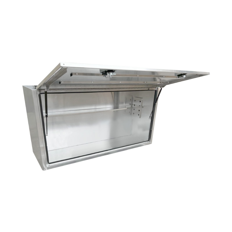 1900 x 600 x 820mm Aluminium Full Side Opening Truck Tool Box HIGH Side Trailer Toolbox Shelving