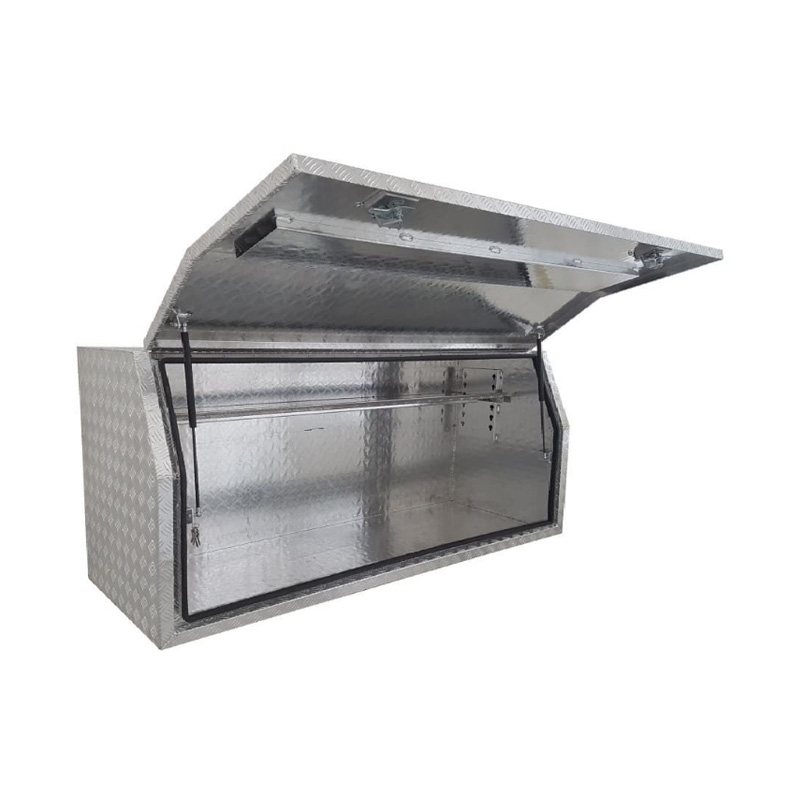 2100 x 600 x 820mm Aluminium Full Side Opening Ute Tool Box Truck Trailer Toolbox Shelving