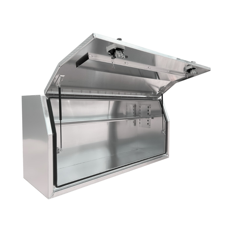 1700 x 600 x 820mm Aluminium Full Side Opening Ute Tool Box Truck Trailer Toolbox Shelving