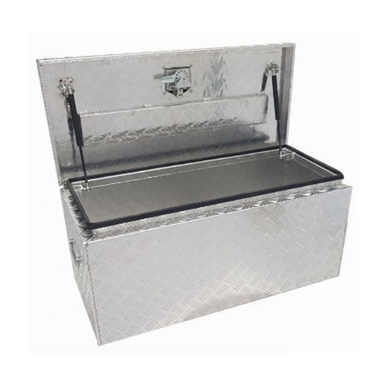 900 x 400 x 400mm Aluminium Checker Top Opening Ute Tool box 4 Your Truck Ute Trailer Toolbox & Canopy