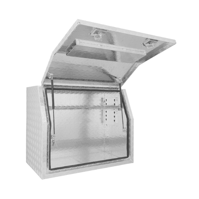 1000 x 530 x 820mm Aluminium Checker Side Opening Ute Tool box 4 Your Truck Ute Trailer Toolbox & Canopy