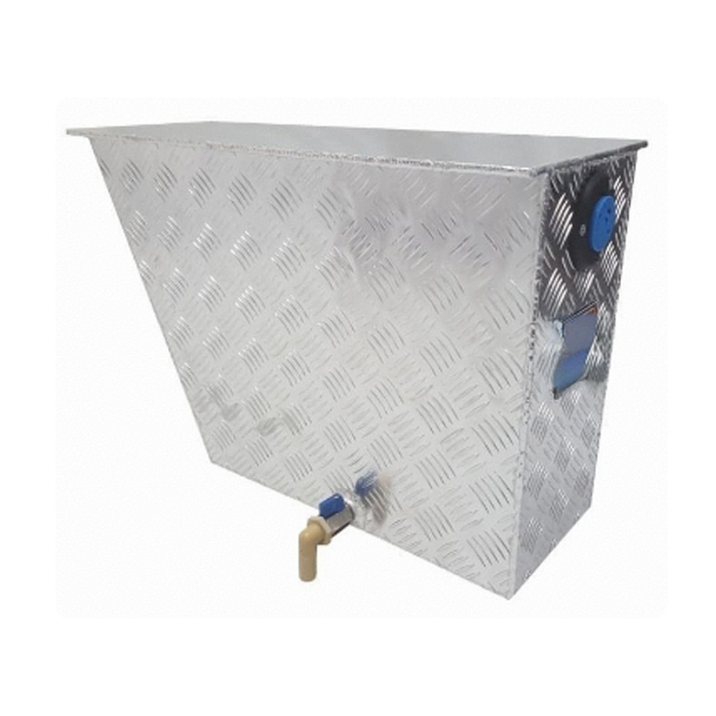 600 x 200 x 400mm Aluminium 20L Ute Camping Under Tray Body Box Storage Water Tank