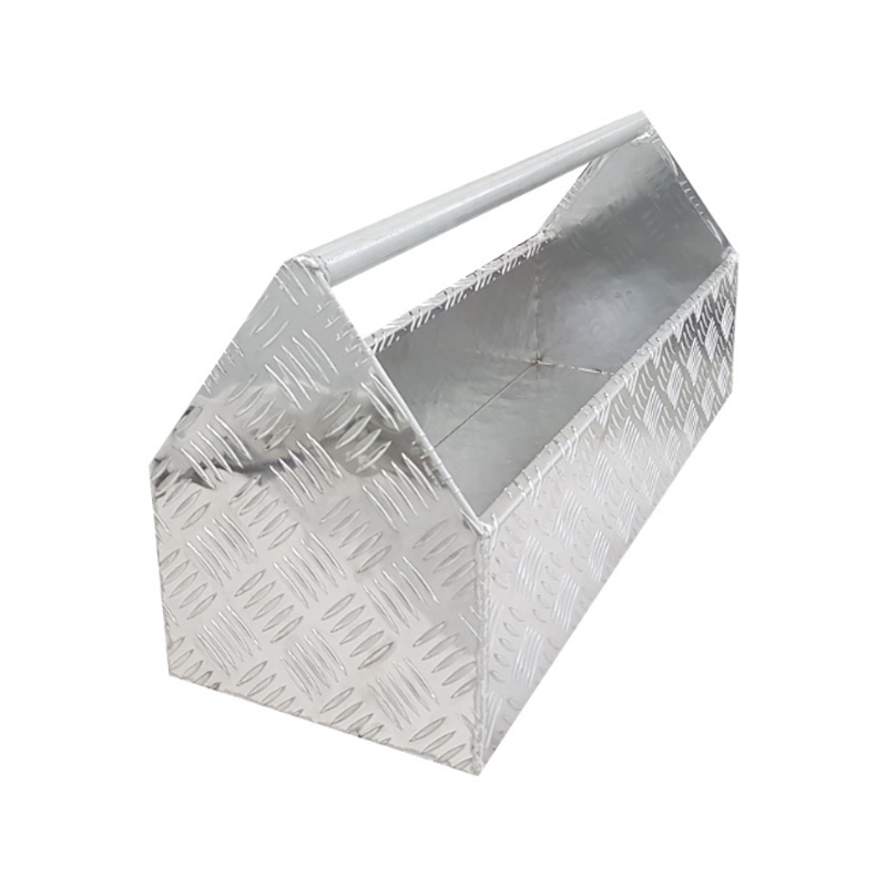 600 x 230 x 290mm Aluminium Tool Storage Handle Holder Heavy Duty Tote