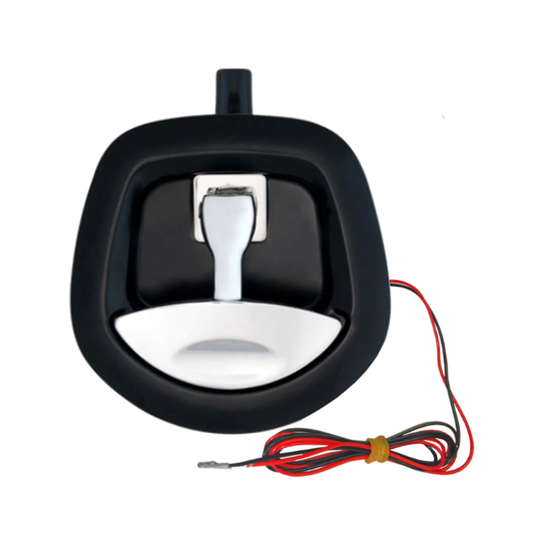 12V Recessed Folding Padlock Friendly Whale Tail Handle ACT-WTLOCK