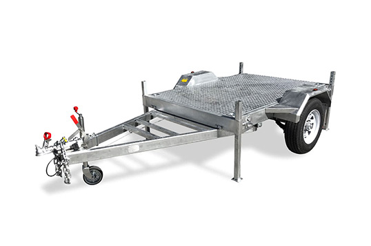 7x5ft ATM 1500KG Flat Deck Braked Trailer
