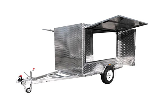 7×5ft Single Axle Fully Enclosed Trailer