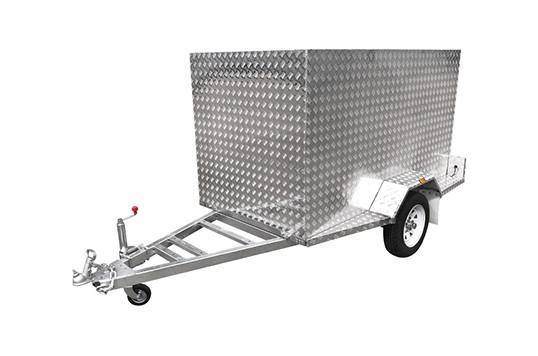 6×4ft Single Axle Fully Enclosed & Luggage Trailer