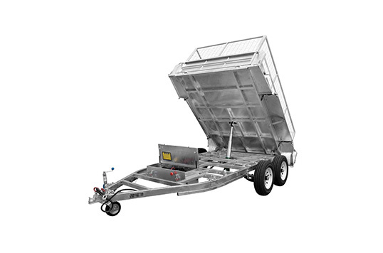 8×5ft ATM 3500KG Hydraulic Tipper Trailer With Cage