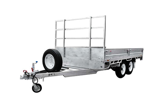 12×7ft ATM 3500KG Flat Top /Flat Bed Tandem Trailer