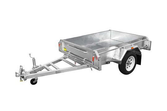 6×4ft Lightweight Single Axle Box Trailer