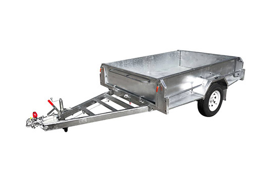 7×5ft Heavy Duty Single Axle Braked Trailer