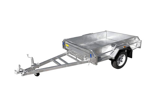 7×4ft Galvanised Single Axle Box Trailer